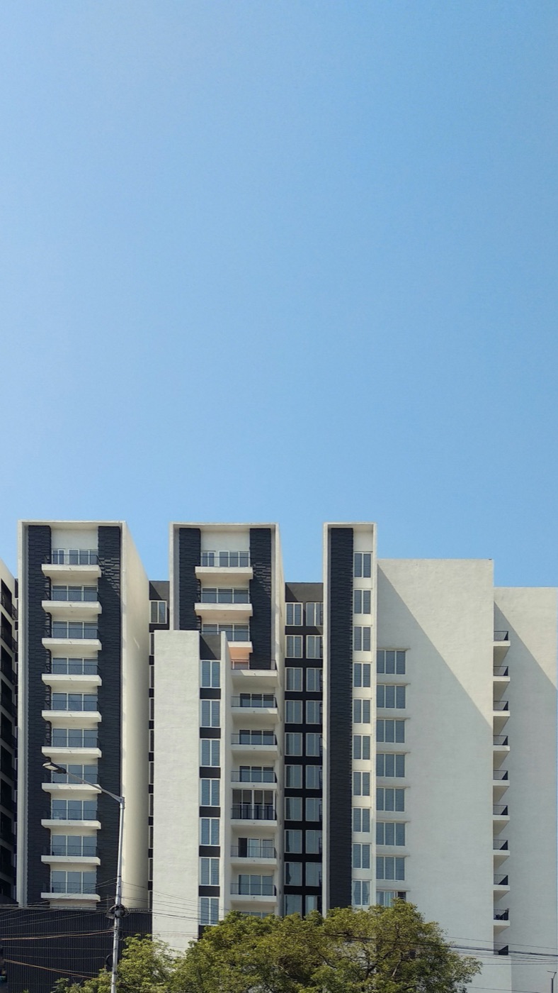 Multi-story apartment building