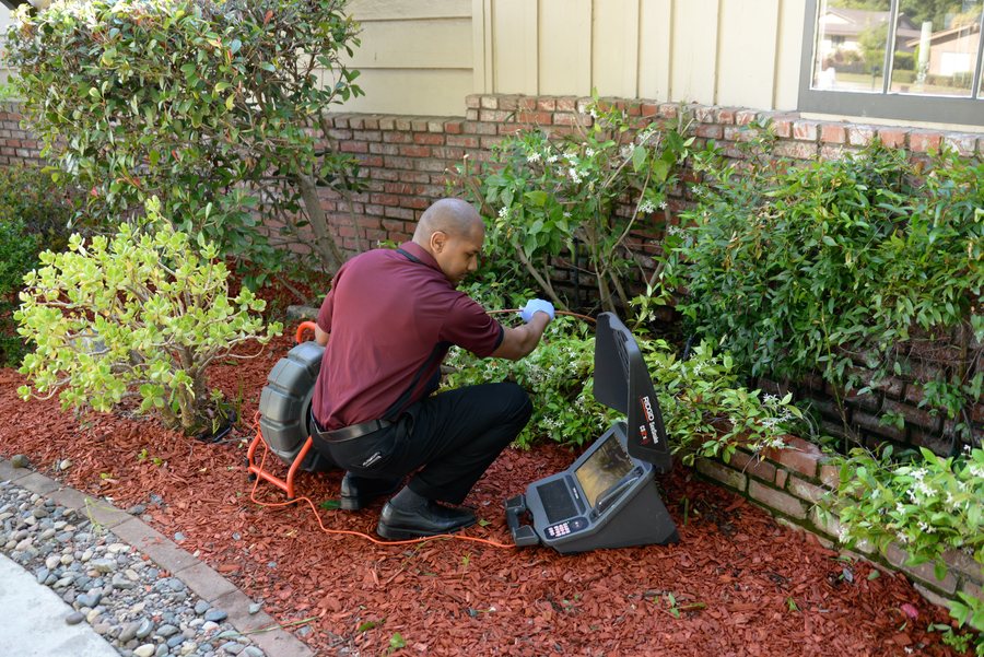 Sewer scope camera line inspection