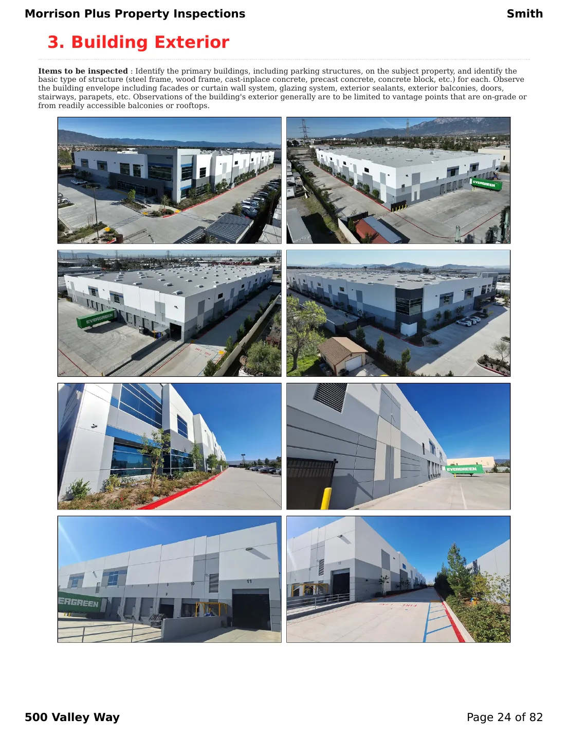 Sample commercial inspection report page 24