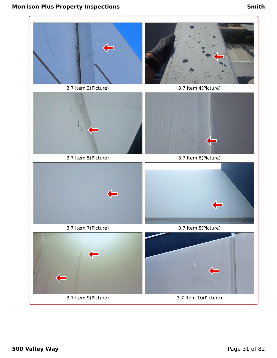 Sample commercial inspection report page 31