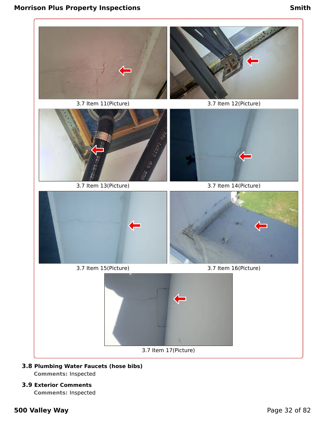Sample commercial inspection report page 32