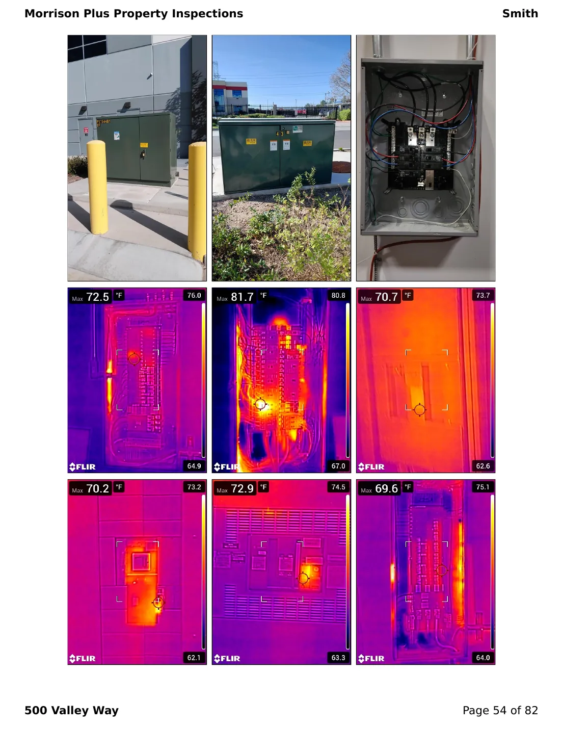Sample commercial inspection report page 54