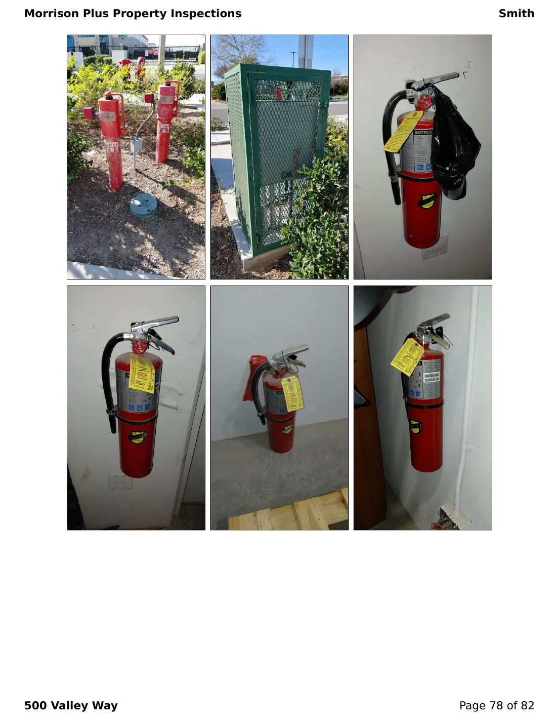 Sample commercial inspection report page 78