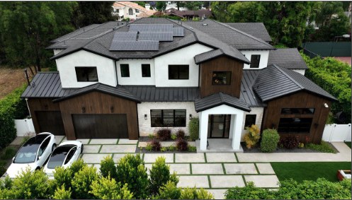 Luxury estate exterior inspection