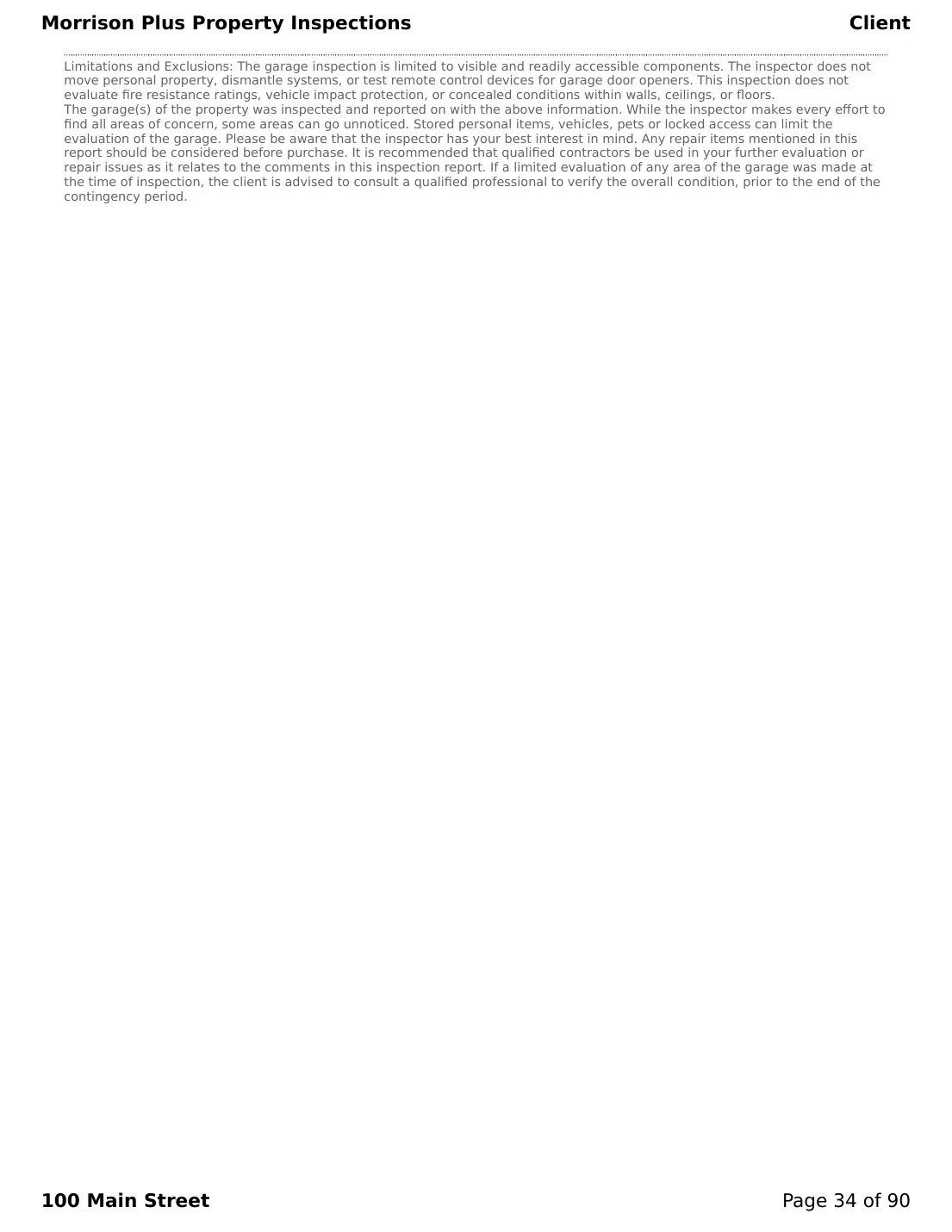 Sample inspection report page 34