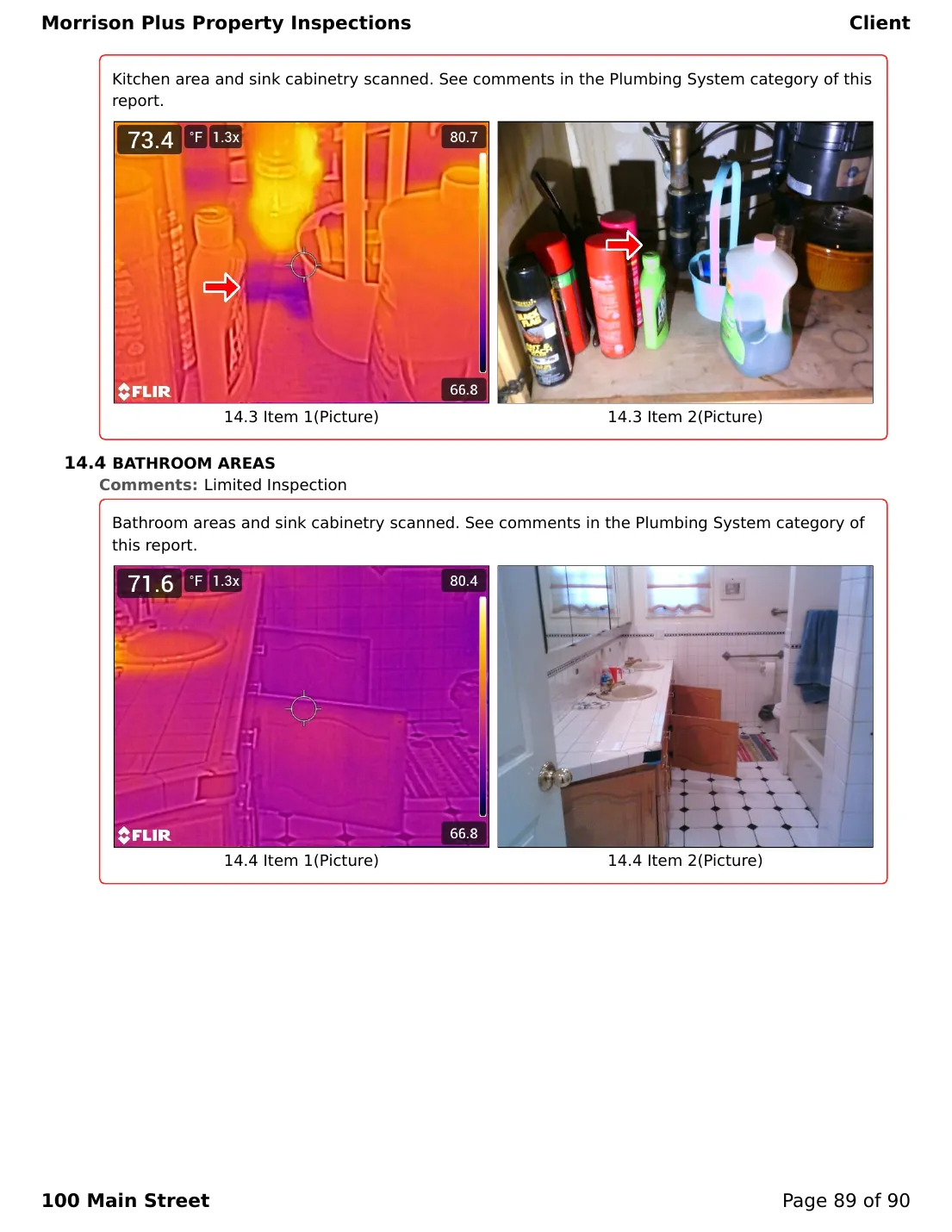 Sample inspection report page 89